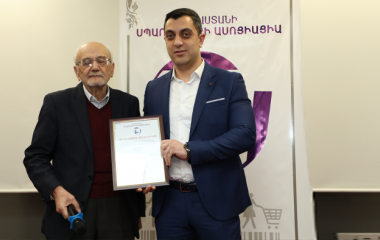 Արժանացել է «ՍՊԱՌՈՂԻ ԳՈՀՈՒՆԱԿՈՒԹՅՈՒՆ» մրցանակի